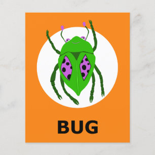BUG Halloween Flashcard
