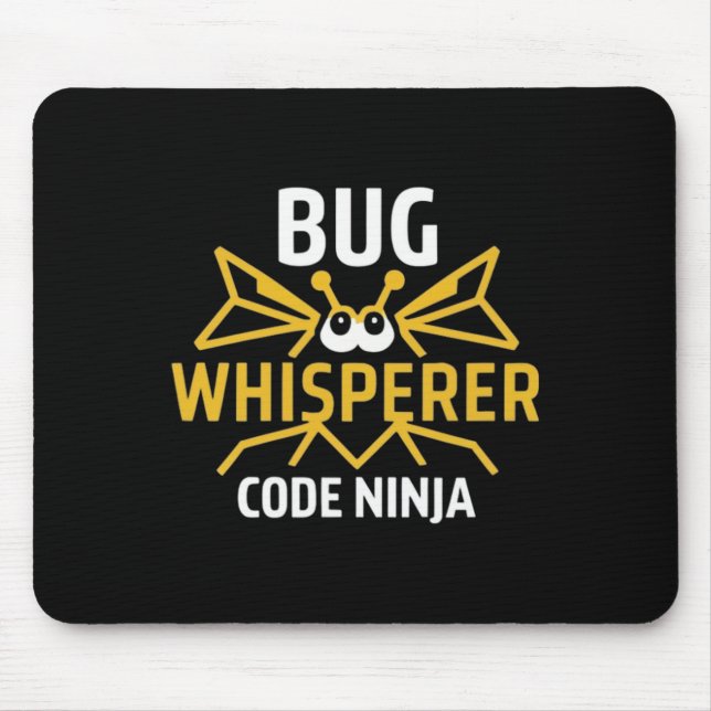 Bug Hunt Vulnerable Hunting Cyber Threat Bug Bount Mouse Mat (Front)