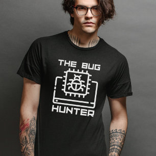 Bug Hunter, Web Developer, Funny Computer Science  T-Shirt