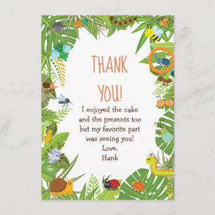 Bug Insect Thank You Cards