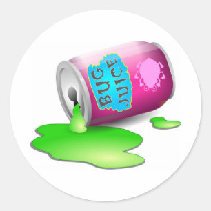 Bug Juice Classic Round Sticker