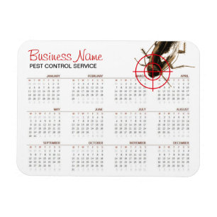 Bug Killer Pest Control 2016 Calendar Promotion Magnet