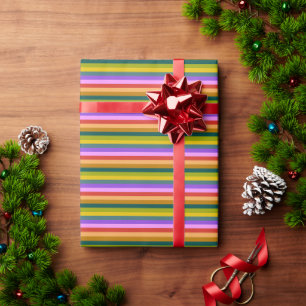 Bug Life Nature Stripe BOS Wrapping Paper