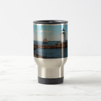 Bug Light Lighthouse Portland Maine Travel Mug