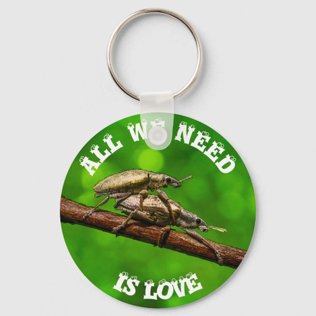 Bug Lovers On The Branch Funny Key Ring (Front)