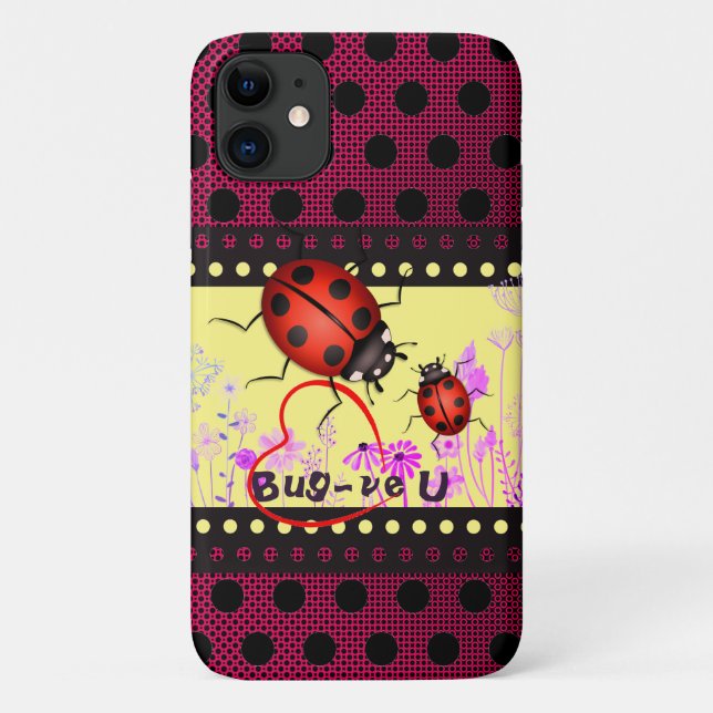 Bug Me Ladybug  Case-Mate iPhone Case (Back)