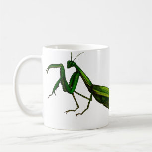 Bug Mug, Praying Mantis Green Coffee Mug