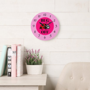 Bug Off Clock
