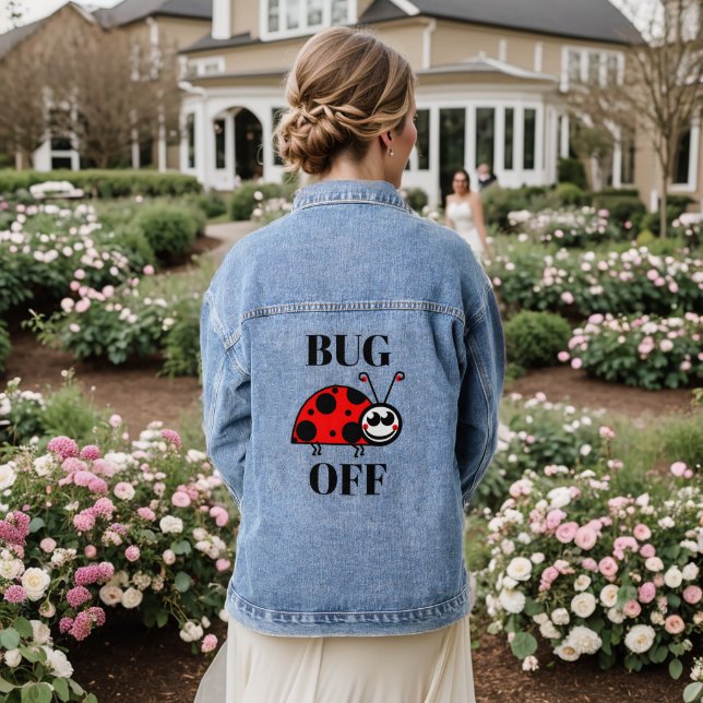 Bug Off Denim Jacket (Wedding Back)