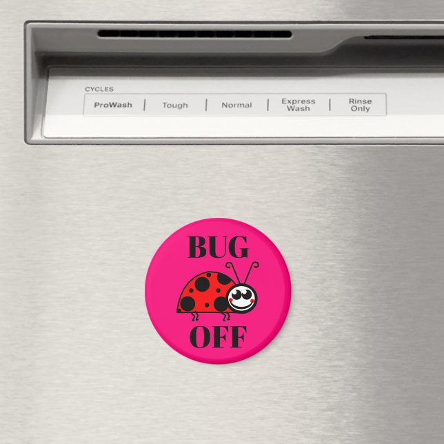 Bug Off Fridge Magnet (In Situ (Dishwasher))
