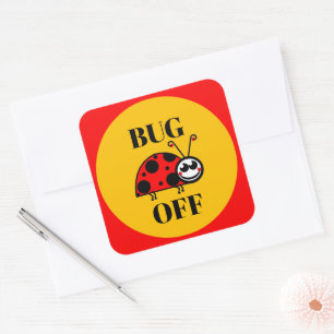 Bug Off Sticker