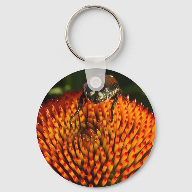 Bug on Flower Key Ring (Front)