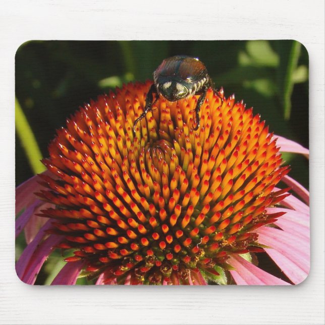 Bug on Flower Mouse Mat (Front)