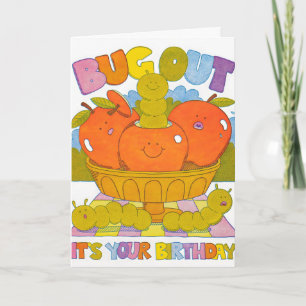 Bug Out Birthday Letterpress Card