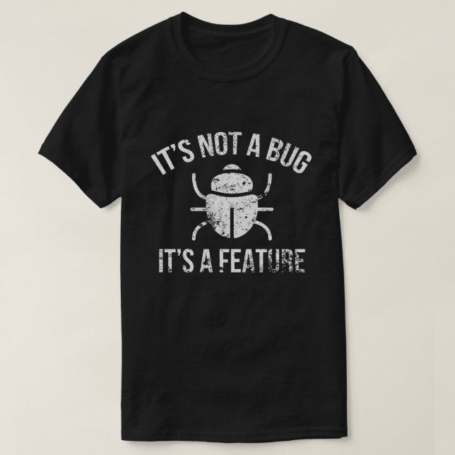 Bug Programmer T-Shirt (Design Front)