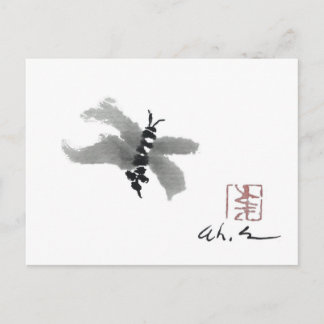 Bug, Sumi-e by Andrea Erickson Postcard