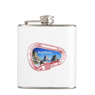 Bugaboos Climbing Carabiner Hip Flask