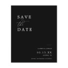 Bugdet Photo Black & White Wedding Save The Date