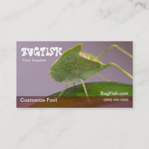 BugFish Photography Bug Template Business Card