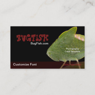 BugFish Photography Bug Template Business Card