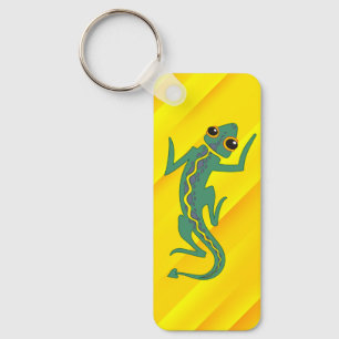 Buggi Green Lizard Artistic Clipart-27847 Key Ring
