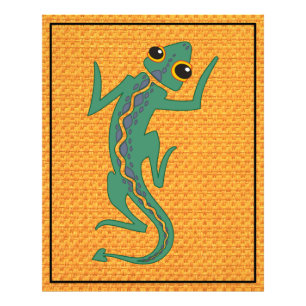 Buggi Green Lizard Artistic Clipart-27847 Photo Print
