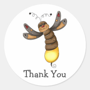 Buggin' You Again · Lightning bug Classic Round Sticker
