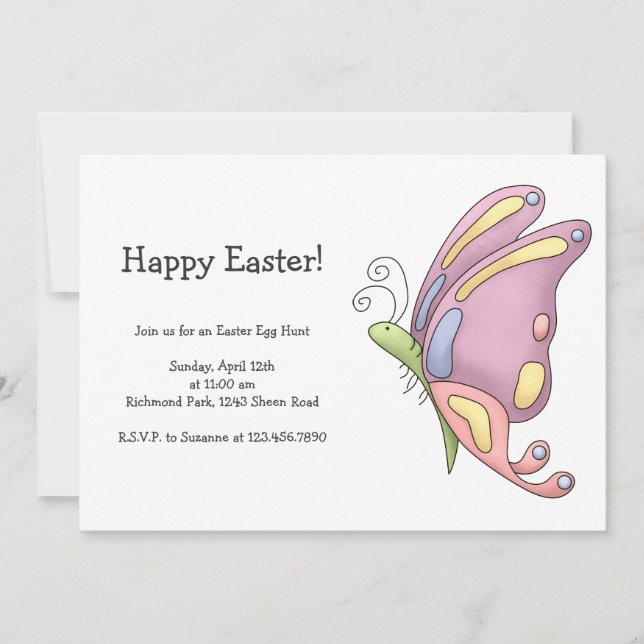 Buggin' You · Butterfly Invitation (Front)