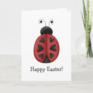 Buggin' You ・ Ladybug Hearts Holiday Card