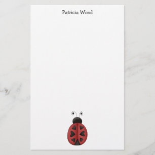 Buggin' You · Ladybug Hearts Stationery