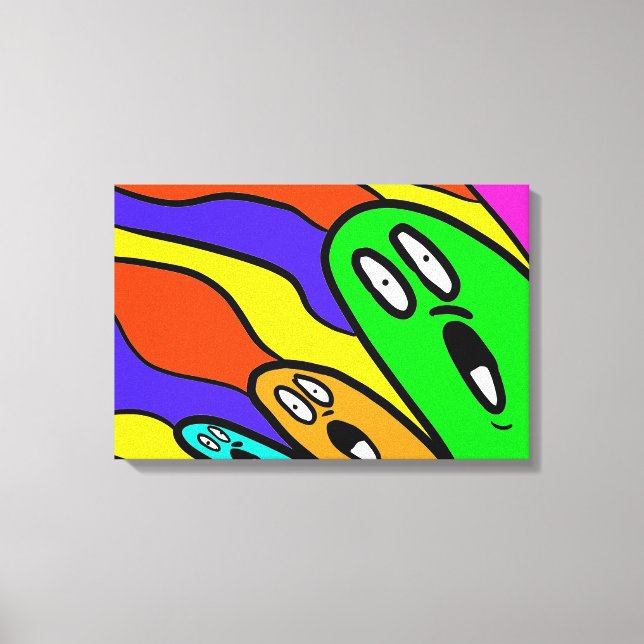 Buggy Colors Canvas Print (Front)