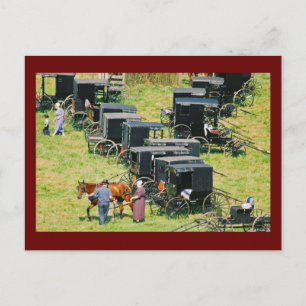 Buggy Parking Lot Postcard