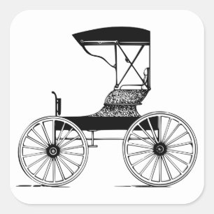 Buggy Square Sticker