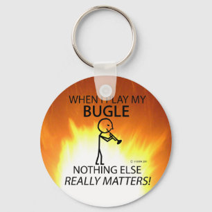 Bugle Nothing Else Matters Key Ring