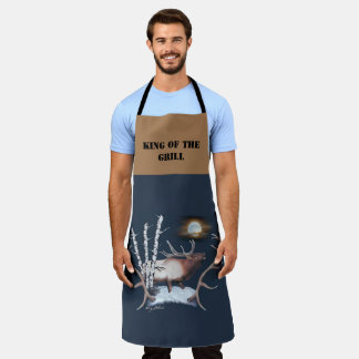 Bugling Bull Elk Apron