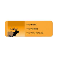 Bugling Bull Elk at Sunset Original Wildlife Art