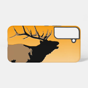 Bugling Bull Elk at Sunset Original Wildlife Art Samsung Galaxy Case