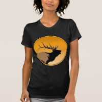 Bugling Bull Elk at Sunset Original Wildlife Art