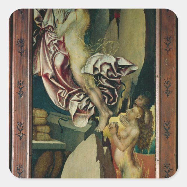 Bugnon altarpiece square sticker (Front)