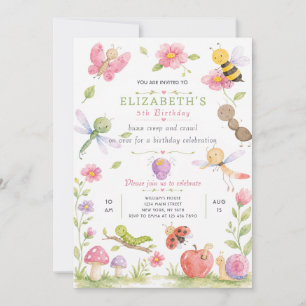 Bugs 2 Birthday Invitation