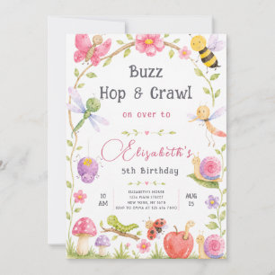 Bugs 3 Birthday Invitation