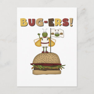 Bugs and Burgers Tshirts and Gifts Postcard