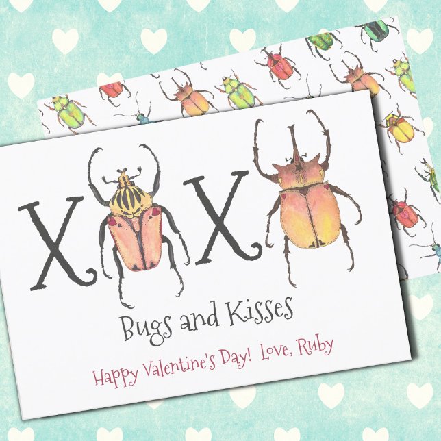 Bugs and Kisses XOXO Valentine's Day Invitation (Creator Uploaded)