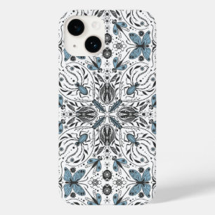 Bugs, black and blue Case-Mate iPhone 14 case