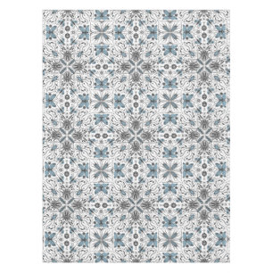 Bugs, black and blue tablecloth