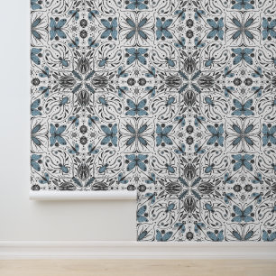 Bugs, black and blue wallpaper