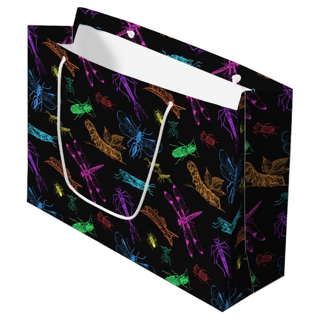 Bugs! Bugs! Bugs! Large Gift Bag (Front Angled)