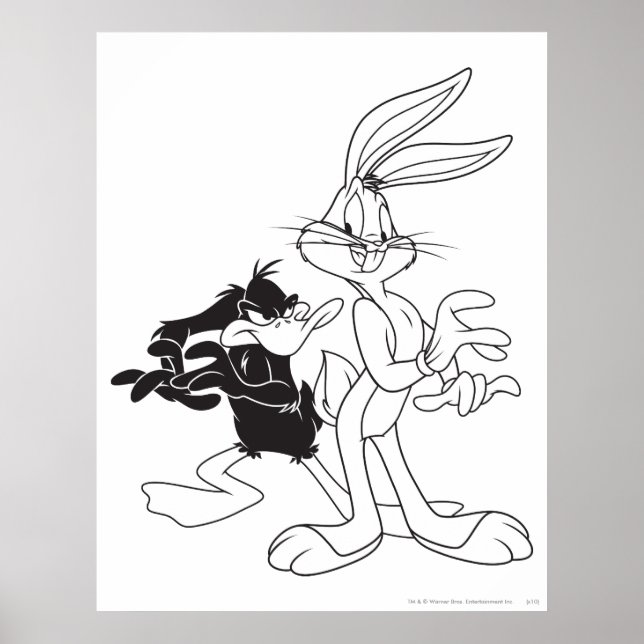 BUGS BUNNY™ and DAFFY DUCK™ Poster (Front)