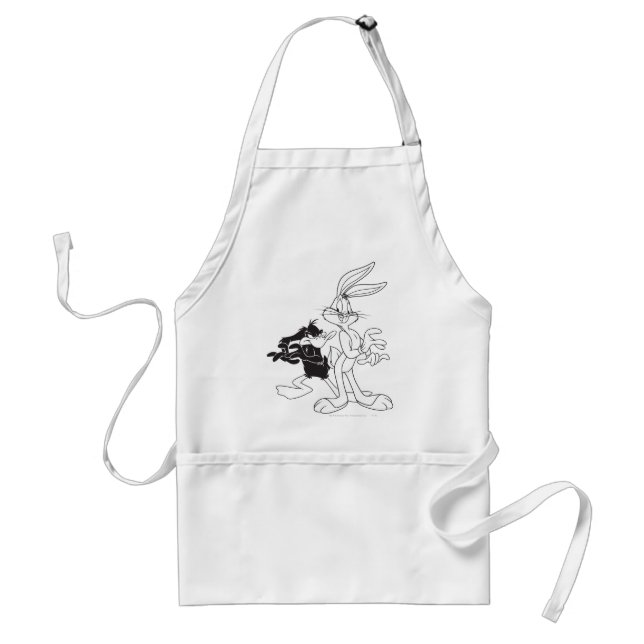 BUGS BUNNY™ and DAFFY DUCK™ Standard Apron (Front)