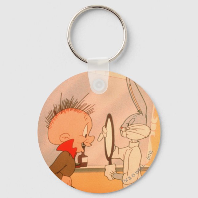 BUGS BUNNY™ and ELMER FUDD™ 2 Key Ring (Front)